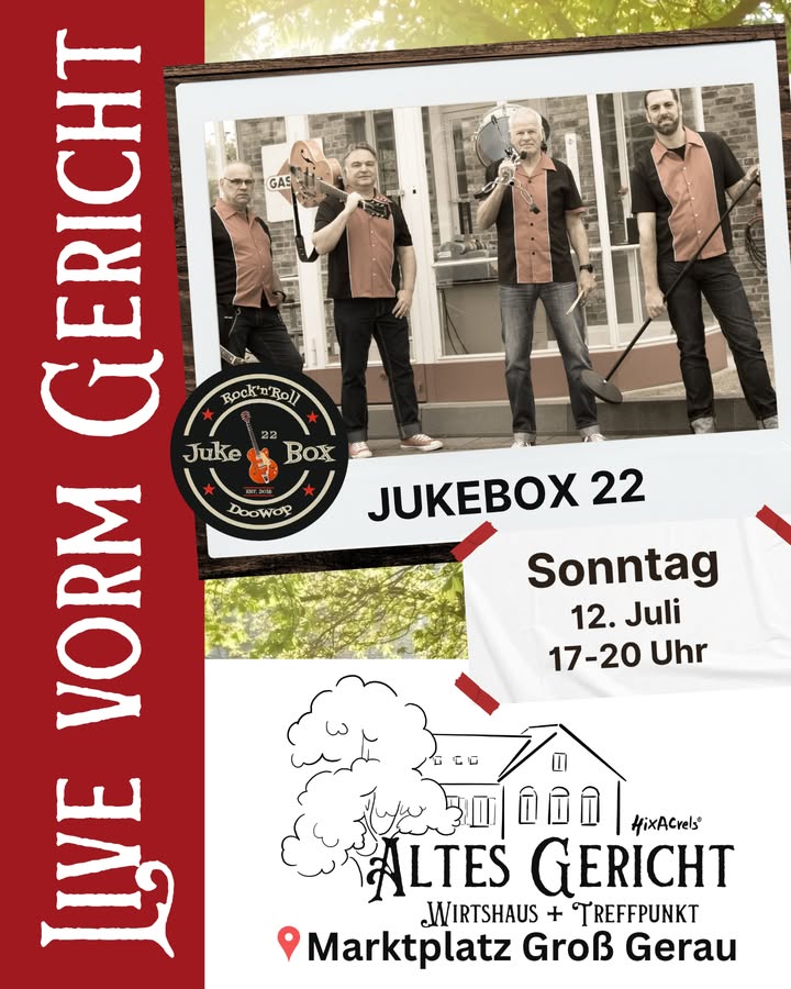Jukebox22 live Hixacrels Altes Gericht Groß-Gerau